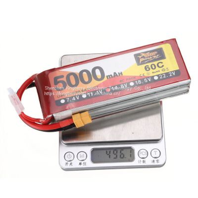 5000mAh 60C The Role of LiPo Batteries in Aeromodeling 11.1V
