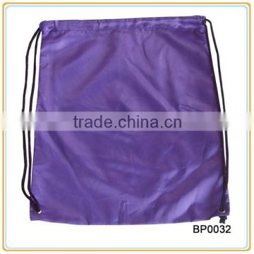 Fashion Design Colorful Plain Backpack Drawstring Bag