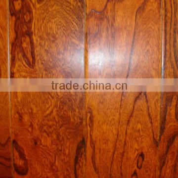 Embossed surface hardwood flooring
