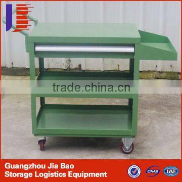 Four Sides Supermarket Steel Logistics Trolley Steel Roller Container
