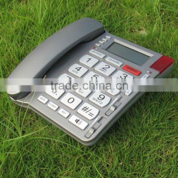 Easily used slide switch caller id senior people phone