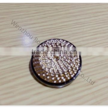 Metal shank button with hand sewing bottom for suit and jacket