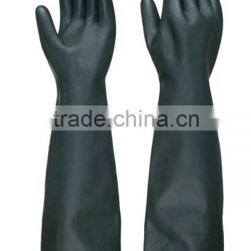 double-color industrial rubber gloves