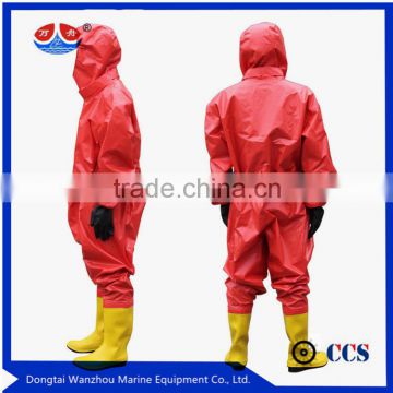 heavy and full rubber chemical suit