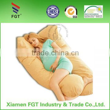 Yellow Color made in China Pregnancy Pillow
