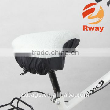 AZO free fleece and PU bicycle seat rain cover/bike seat cover