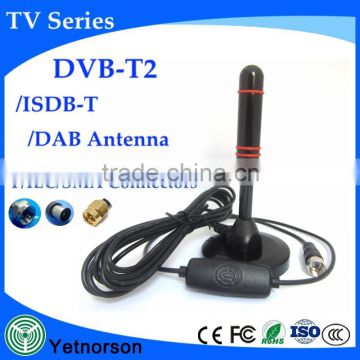 DVB-T TV Antenna 30dbi Indoor for TV HDTV Antenna with Magnetic Base 3m Cable