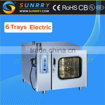 Commercial Steam Oven Professional Industrial Steam Oven 6 Trays Combi Steam oven (SY-CV6C SUNRRY)