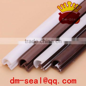 seals for wood door frames/slot type TPE rubber seals strip for wooden doors
