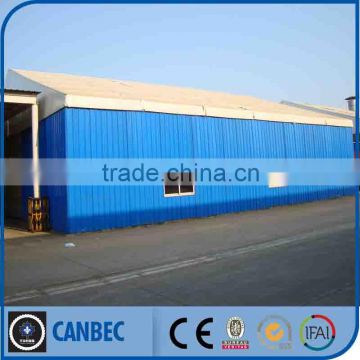 colorful steel sheet tent with rolling shutter door for sale