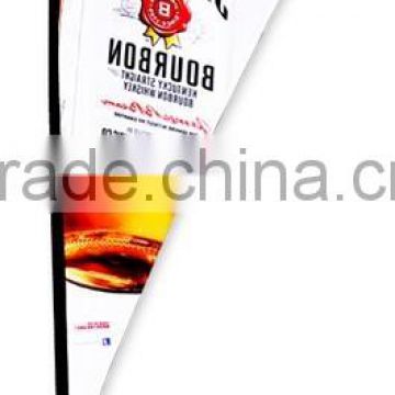 2.8m 3.5m 4.5m Outdoor Advertising Windless Stay Open Large Swooper Flag teardrop banner