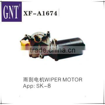 excavator parts SK200-8 wiper motor