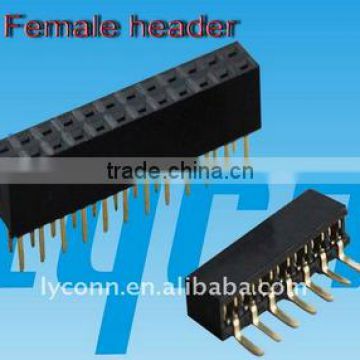 1.27 pitch Single row Female Connector Straight DIP type