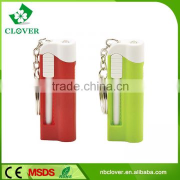 With pen mini 1 led plastic keychain led flashlight wholesale