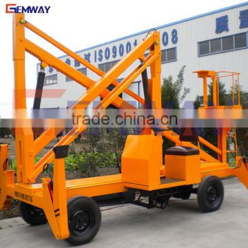 CE ISO fold articulated mobile electric boom lift