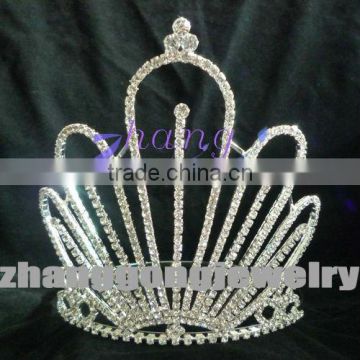 Wholesale Large beauty design rhinestone crown