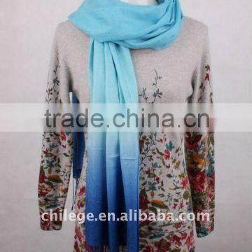 high quality 50%cashmere50%silk blend scarf shawl wrap