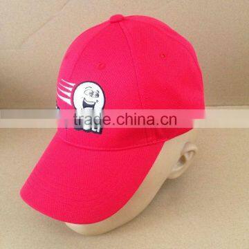 2015 Hot sale cotton 6 panels custom promotional baseball cap