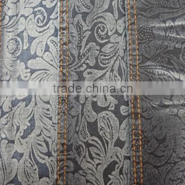 2016 embossed spandex denim fabric by the yard legging price