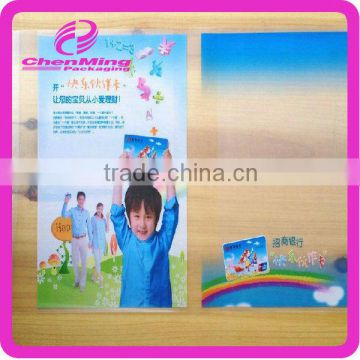 China yiwu printed color plastic opp plastic waterproof book cover