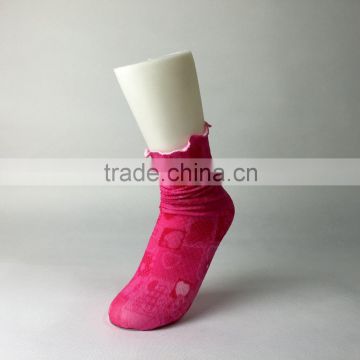 Most popular hot pink printed fishnet anklet for women