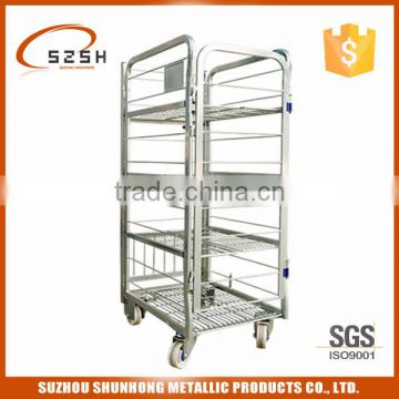 four sides pull along milk trolley best quality