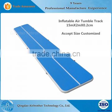 High Quality Indoor Outdoor DWF 15m Inflatable Air Track for Sale