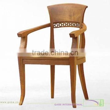 ARM CHAIR ITALY CHAIN WOODEN SEAT
