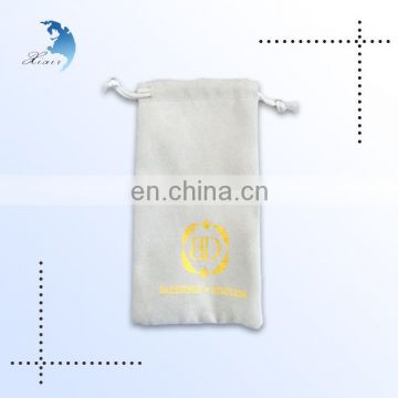 Custom size with personale logo velvet pouch jewelry bag with good service