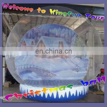 Winter inflatable festival ball for Christmas