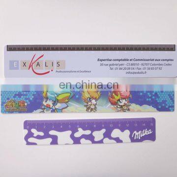 Factory price good quanlity printing pvc ruler / plastic ruler for promoton gift