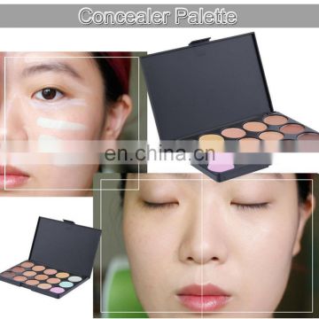 hot sale 15 colors face makeup cream concealer palette