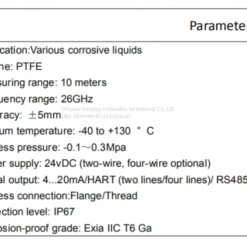 26GHZ  High Frequency Radar Level Meter