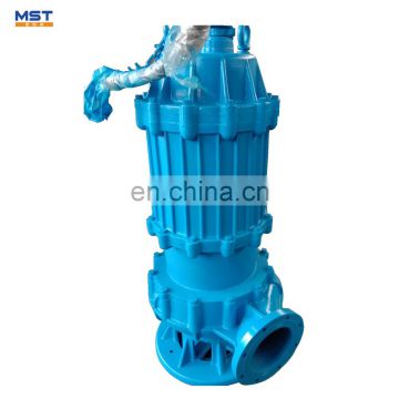 Electric submersible muddy water pump with cutters