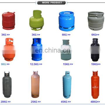 3-50kg CE Standard Propane Lpg Cylinder Price For Cooking Gas