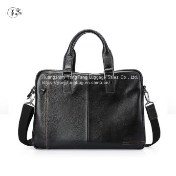 New Men's Casual Leather Men's Bag Business Briefcase