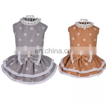 Simple dog dress luxury clothes summer in guangzhou
