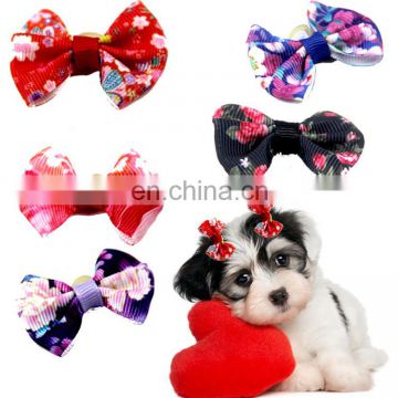 Factory wholesale all seasons Japan series tiny pet dog accessories hair bow