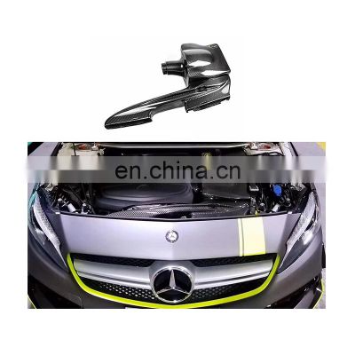 Hot Sale Factory Direct Style 3K Twill Carbon Weave in Glossy Finish Cold Air Intake Kit For BENZ CLA200
