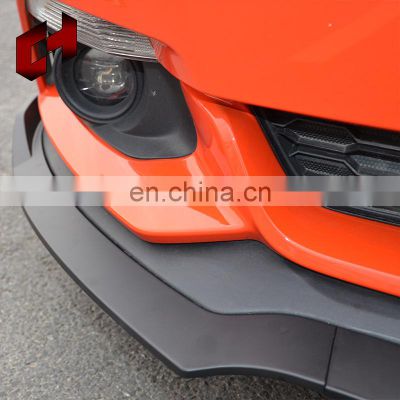 CH Waterproof Black Side Skirts Automotive Accessories Three-stage ABS Material Front Lip For Ford Mustang 2015-2017