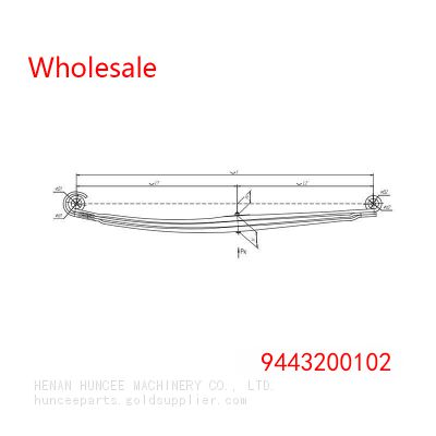 9443200102 For Mercedes Actros 3340 Front Leaf Spring Wholesale