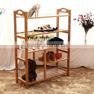 China most reliable supplier 5 tiers bamboo shoe rack organizer