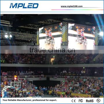 Live broadcasting for direct show p10 led billboard for sports with big discount