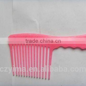 glitter horse mane&tail comb with handle/horse grooming products
