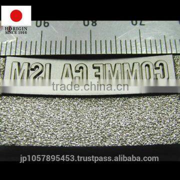 Original metal marking stamp or punch by stainless steel laser engraving machine with durable made in Japan