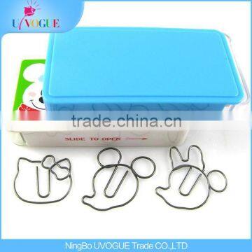 Factory Supply Best price Eco-Friendly Hello Kitty Mouse Head Cartoon Animals Style Paper clips