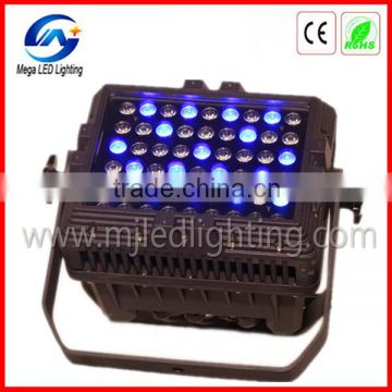 New products 54 3w outdoor LED par light waterproof RGBW LED flood uplights party stage equipment