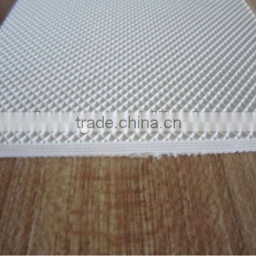 PVC White Diamond Pattern Food Conveyor Belt