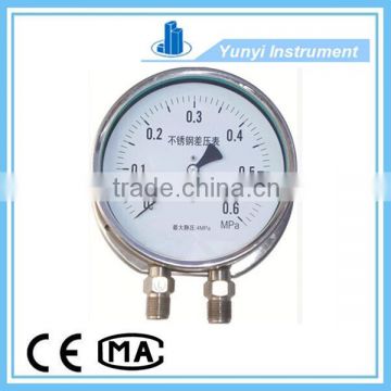 wise Stainless steel differential pressure gauge price
