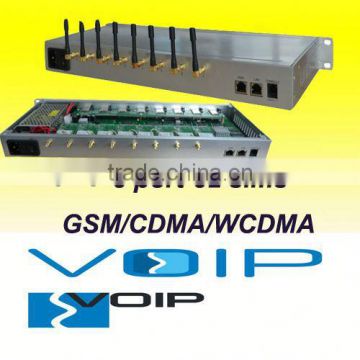 New!!!!8 channels 32 ports GSM/CDMA/WCDMA SIP gateway asterisk voip gsm gateway